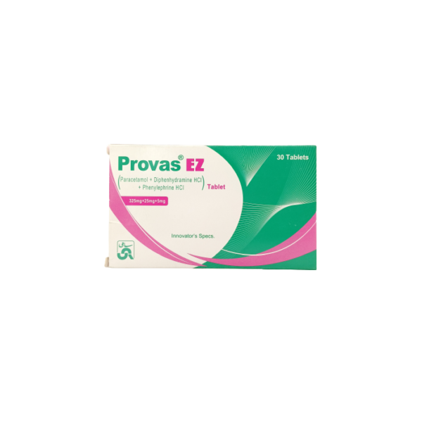 Provas Ez 325mg 25mg 5mg Tablets