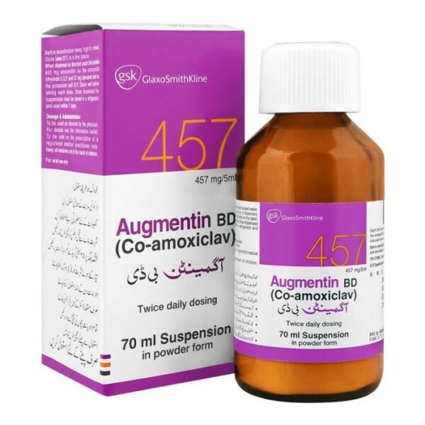 Augmentin BD Syp 457mg 70ml