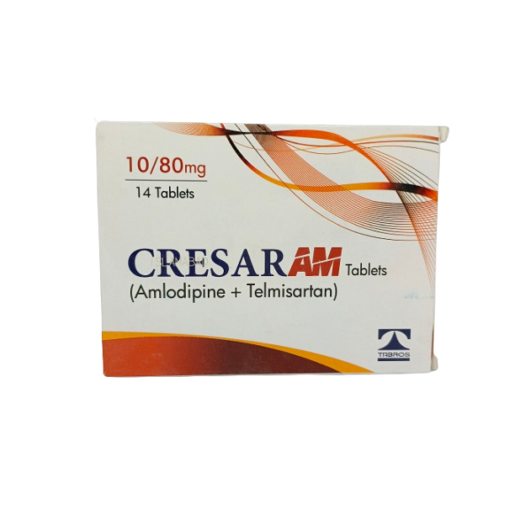Cresar Am 10mg 80mg Tablets 14s