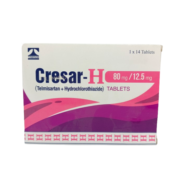 Cresar H 80mg 12.5mg Tablets 14s