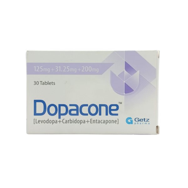 Dopacone 125mg 31.25mg 200mg Tablets