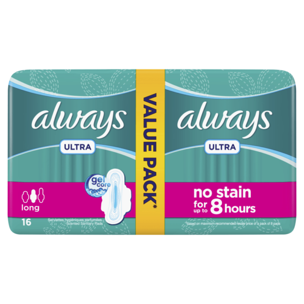 Always Ultra Long 16 pads sanitary napkins