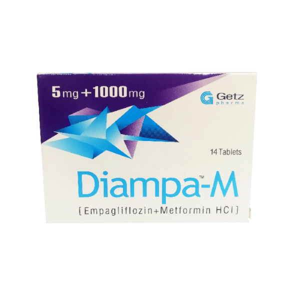 Diampa M 5mg 1000mg Tablets