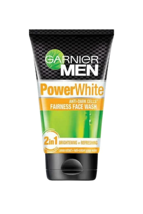 Garnier face wash men power white 50ml