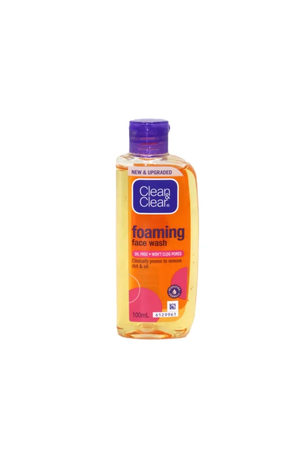 clean & clear face wash 100ml